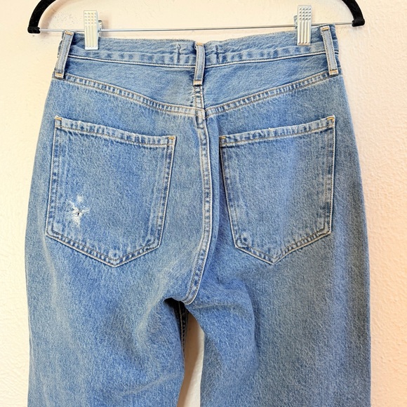 Agolde Riley medium wash straight leg jean - Picture 7 of 11